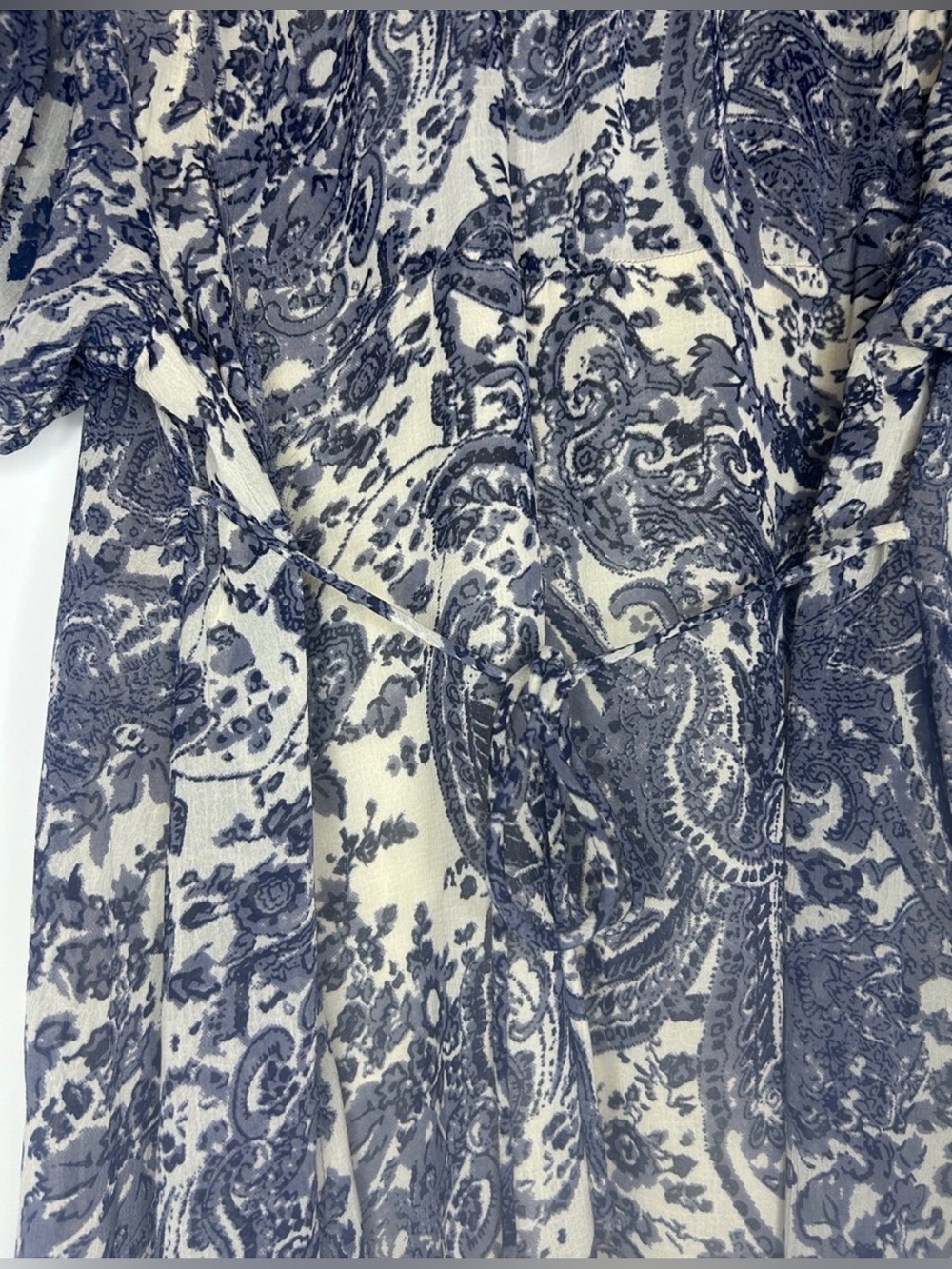 Kimchi Blue Paisley Babydoll Dress  Medium - Picture 10 of 11